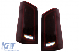 Feux Arrière LED pour Mercedes Classe V W447 2014-2019 Porte arrière simple Dynamique-image-6090196