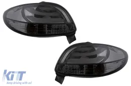 image-18-Feux arrière LED pour Peugeot 206 Berline 3 / 5 Portes 1998-2004 Fumée noire