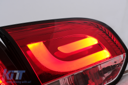 Feux arrière LED pour VW Golf 6 VI Hatchback 2008-2013 Rouge Clair-image-6105888