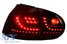 Feux Arrière LED pour VW Golf V 5 04-09 LHD Rouge Cerise Urban Style-image-6021605