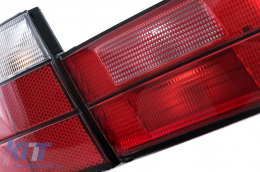 Feux arrière pour BMW Série 5 E34 Berline 1987-1995 Rouge Blanc Taillights-image-6113393