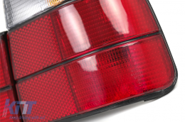 Feux arrière pour BMW Série 5 E34 Berline 1987-1995 Rouge Blanc Taillights-image-6113394