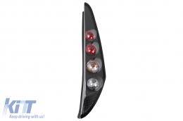 Feux arrière pour Fiat Punto 2 Hatchback 3 portes (10.1999-06.2003) Halogène Noir-image-6112990