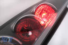 Feux arrière pour Fiat Punto 2 Hatchback 3 portes (10.1999-06.2003) Halogène Noir-image-6112994