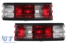image-25-Feux arriere pour Mercedes W201 190 12.1982-05.1993 Rouge Blanc Clair