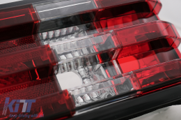 Feux arriere pour Mercedes W201 190 12.1982-05.1993 Rouge Blanc Clair-image-6096239