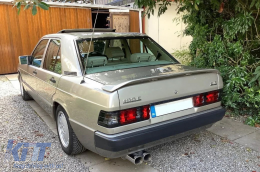 Feux arriere pour Mercedes W201 190 12.1982-05.1993 Rouge Blanc Clair-image-6096242