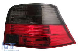 Feux arrières Convient pour VW Golf 4 IV 1997-2004 Fumée rouge-image-62167