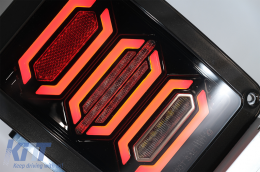 Feux arrières Full LED convient pour JEEP Wrangler JK 2007-2017 Fumée-image-6022622