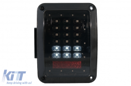 Feux arrières Full LED pour Jeep Wrangler JK 2007-2017 Fumé-image-5999589
