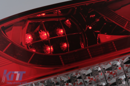 Feux arrières LED pour Audi Q7 4L 2006-2009 Rouge Clair Taillights-image-6099537