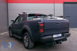 Feux arrières LED pour Ford Ranger 2012-2018 fumée Séquentiel Signal dynamique Lumières-image-6091951