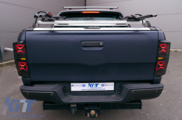 Feux arrières LED pour Ford Ranger 2012-2018 fumée Séquentiel Signal dynamique Lumières-image-6091955