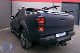 Feux arrières LED pour Ford Ranger 2012-2018 fumée Séquentiel Signal dynamique Lumières-image-6091956