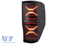 Feux arrières LED pour Ford Ranger 2012-2018 fumée Séquentiel Signal dynamique Lumières-image-6097464