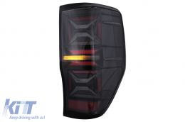 Feux arrières LED pour Ford Ranger 2012-2018 fumée Séquentiel Signal dynamique Lumières-image-6097469