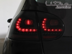 Feux arrières LED pour VW Golf V 2003-2009 Phares antibrouillard Noir / Fumée-image-64961