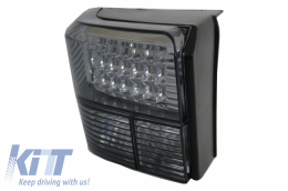 Feux arrières LED pour VW T4 Transporter Caravelle Multivan 1990-2003 Ampoules Fumée-image-6028085