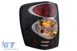 Feux arrières pour JEEP Grand Cherokee 1999-05.2005 Noir-image-6096527