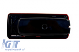 Feux arrières pour Mercedes Classe G W463 G55 Design 89-15 Rouge Clair-image-5994778