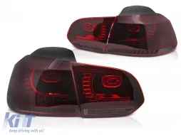 image-30-FEUX ARRIÈRE LED FUMÉ ROUGE SEQ adaptés pour VW GOLF 6 08-13