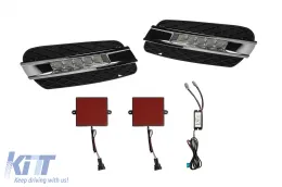 image-16-Feux de jour spécifiques adaptés pour Mercedes ML W164 2006-2009