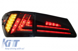 Feux Full LED pour LEXUS IS XE20 06-12 Light Bar Facelift New XE30 Smoke-image-6025891