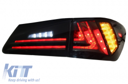 Feux Full LED pour LEXUS IS XE20 06-12 Light Bar Facelift New XE30 Smoke-image-6025892