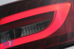 Feux LED pour Audi A6 C6 4F Limousine 04.2004-2008 Rouge Fumée 7PIN-image-44046