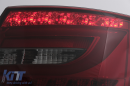 Feux LED pour Audi A6 C6 4F Limousine 04.2004-2008 Rouge Fumée 7PIN-image-6089398