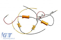 Feux LED pour VW New Beetle 10.98-2005 avec clignotants dynamiques séquentiels rouges-image-6078850