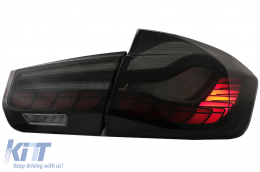 Feux OLED pour BMW 3 F30 Pre LCI LCI 11-19 F35 F80 Dynamique fumée rouge-image-6082787