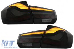 Feux OLED pour BMW 3 F30 Pre LCI LCI 11-19 F35 F80 Dynamique fumée rouge-image-6082792
