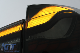 Feux OLED pour BMW 3 F30 Pre LCI LCI 11-19 F35 F80 Dynamique fumée rouge-image-6082794