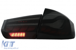 Feux OLED pour BMW 3 F30 Pre LCI LCI 11-19 F35 F80 Dynamique fumée rouge-image-6082797