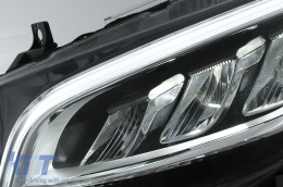 Fhares Feux LED pour Mercedes Sprinter W907 Halogènes 2019-2023 Noir Headlights-image-6114482