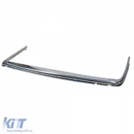 Finitions en chrome pare-chocs arrière UE 1,8 mm 5 pièces adaptées pour Mercedes SL R107 71-89-image-6203323