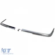 Finiture in cromo paraurti anteriore EU 1,8 mm 3 pezzi adatto per Mercedes SL R107 71-89-image-6204914