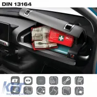 First Aid Kit DIN 13164 24.5 x 16 x 7 cm Car+ with 39 Items 2707300-image-6324215