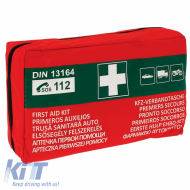 First Aid Kit DIN 13164 24.5 x 16 x 7 cm suitable for Car + With 39 Items 2707300