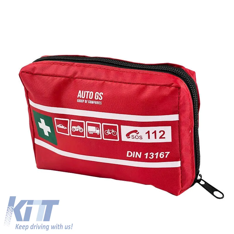 First Aid Kit DIN 13167 15 x 10.5 x 3.5cm Auto GS 18220