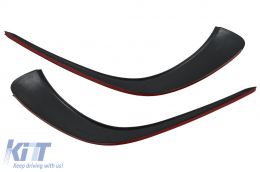 Flaps de pare-chocs avant pour Mercedes CLA C118 X118 Sport Line 19+ noir brillant-image-6092333