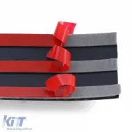 Flexible Türschutzleiste für Autos, universell, selbstklebend, aus Carbon, 150cm-image-6196274