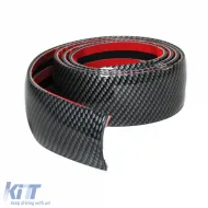Flexible Türschutzleiste für Autos, universell, selbstklebend, aus Carbon, 150cm-image-6196276