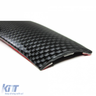 Flexible Türschutzleiste für Autos, universell, selbstklebend, aus Carbon, 150cm-image-6196277