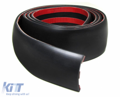 image-18-Flexible Türschutzleiste für Autos, universeller Kleber, schwarz, 150cm