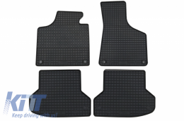 Floor mat black fits to suitable for AUDI A3 (2003-2012) / A3 Sportback (09/2004-12/2012)/ S3  (01/2007-) / A3 Cabrio  (05/2008-02/2014)