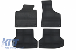 image-53-Floor mat black fits to suitable for AUDI A3 (2003-2012) / A3 Sportback (09/2004-12/2012)/ S3  (01/2007-) / A3 Cabrio  (05/2008-02/2014)