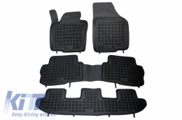 Floor mat black Seat Alhambra, suitable for VW Sharan II (7 seats) 2010- - 200112