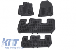 Floor mat black suitable for DACIA Lodgy 2012- - 203404